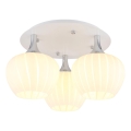 Globo - Πλαφονιέρα οροφής 3xE27/40W/230V λευκό