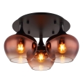 Globo - Πλαφονιέρα οροφής 3xE27/40W/230V διάμετρος 45 cm χαλκός