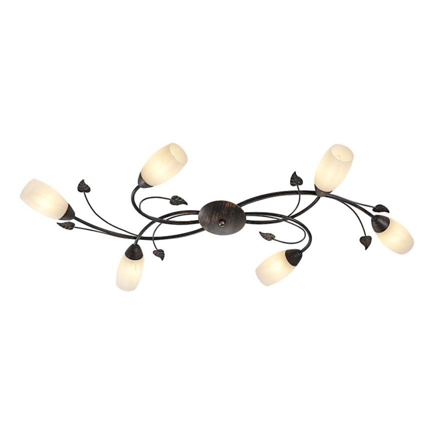 Globo - Πλαφονιέρα οροφής 6xE14/40W/230V