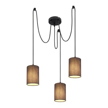 Globo- Πολύφωτο με συρματόσχοινο 3xE14/15W/230V