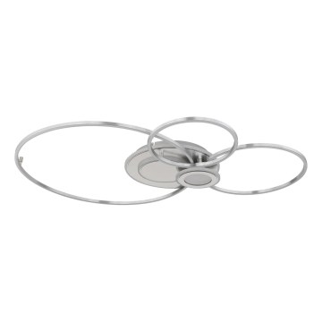 Globo - Ρυθμιζόμενο φωτιστικό οροφής LED/36W/230V 2700-6500K ασημί + τηλεχειριστήριο