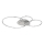 Globo - Ρυθμιζόμενο φωτιστικό οροφής LED/36W/230V 2700-6500K ασημί + τηλεχειριστήριο