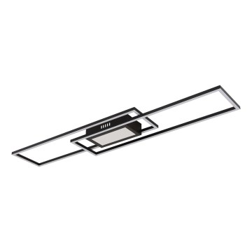 Globo - Ρυθμιζόμενο φωτιστικό οροφής LED/42W/230V 2700-6500K 19,6x96 cm μαύρο + τηλεχειριστήριο