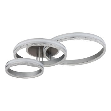 Globo - Ρυθμιζόμενο φωτιστικό οροφής LED/72W/230V 2700-6000K ασημί + τηλεχειριστήριο