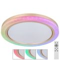 Globo - Ρυθμιζόμενο φωτιστικό οροφής LED RGBW LED/20W/230V 2700-6500K με τηλεχειριστήριο