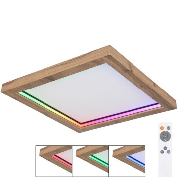 Globo - Ρυθμιζόμενο φωτιστικό οροφής LED RGBW LED/24W/230V 2700-6000K με τηλεχειριστήριο