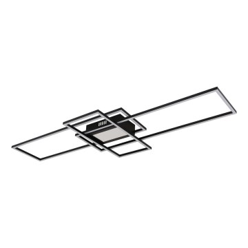 Globo - Ρυθμιζόμενο LED φωτιστικό οροφής, 60W/230V, 2700-6500K, 42x110,8 cm, μαύρο + τηλεχειριστήριο