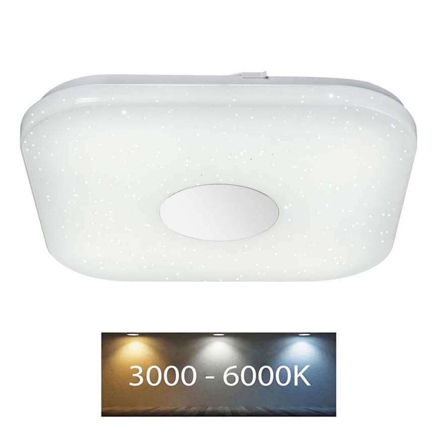 Globo - Ρυθμιζόμενο LED φωτιστικό οροφής LED/24W/230V 3000-6000K με τηλεχειριστήριο