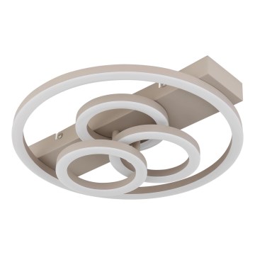 Globo - Ρυθμιζόμενο LED φωτιστικό οροφής LED/40W/230V 2700-6500K Ø 35x33 εκ. μπρούτζινο + τηλεχειριστήριο
