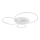 Globo - Ρυθμιζόμενο LED φωτιστικό οροφής LED/70W/230V 2700-6500K 105x26,5 cm λευκό + τηλεχειριστήριο
