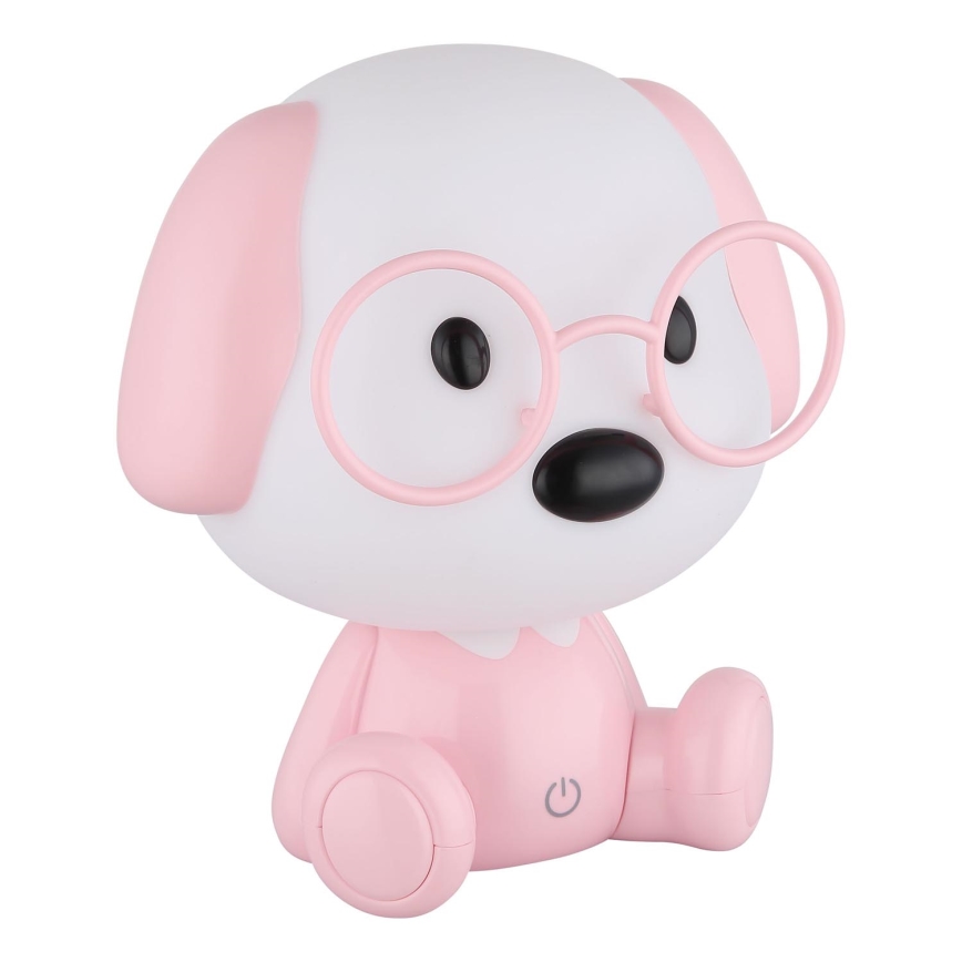 Globo - Ρυθμιζόμενο LED επαναφορτιζόμενο παιδικό νυχτερινό φωτιστικό LED/1W/5V 500 mAh ροζ