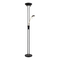 Globo - Ρυθμιζόμενο LED επιδαπέδιο φωτιστικό LED/20W/230V + LED/5,5W 3000K μαύρο/χρυσό