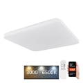 Globo - Ρυθμιζόμενο LED οροφής φωτιστικό LED/30W/230V 3000-6500K Wi-Fi Tuya + τηλεχειριστήριο