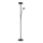 Globo - Ρυθμιζόμενο επιδαπέδιο φωτιστικό LED/18,5W/230V + LED/4,5W 3000K μαύρο