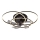 Globo - Ρυθμιζόμενος ανεμιστήρας οροφής LED/40W/230V 3000-6500K μαύρος + τηλεχειριστήριο