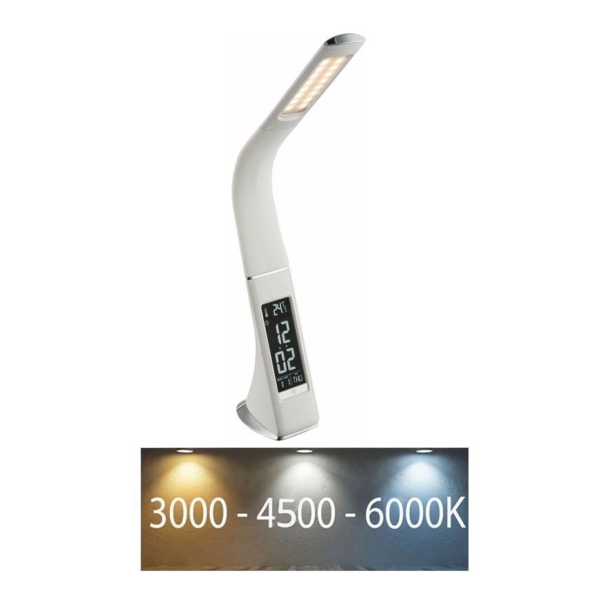 Globo - Ρυθμιζόμενος με αφής επιτραπέζιος φωτισμός LED με οθόνη LED/6,5W/230V 3000/4500/5800K λευκός