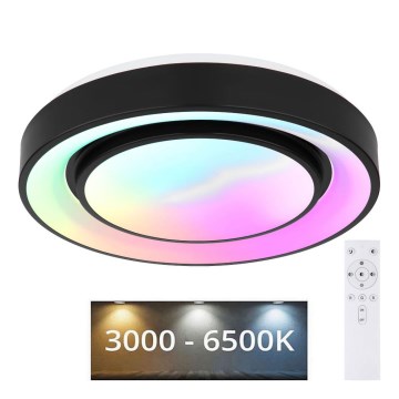 Globo - RGBW Φωτιστικό οροφής dimming LED/24W/230V 3000-6500K+ τηλεχειριστήριο