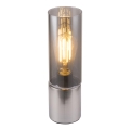Globo - Επιτραπέζια λάμπα αφής 1xE27/25W/230V διάμετρος 9 cm ματ χρώμιο