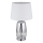 Globo - Επιτραπέζιο φωτιστικό 1xE27/40W/230V λευκό/ασημί