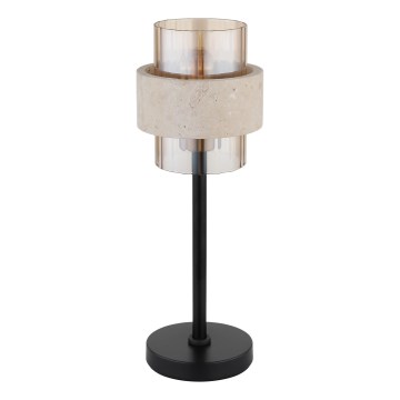 Globo - Επιτραπέζιο φωτιστικό 1xE27/40W/230V τραβερτίνη