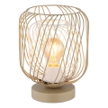 Globo - Επιτραπέζιο φωτιστικό 1xE27/40W/230V μπεζ/λευκό