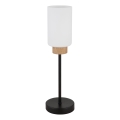Globo - Επιτραπέζιο φωτιστικό 1xE27/60W/230V μαύρο/λευκό