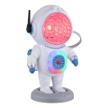 Globo - Επιτραπέζιο φωτιστικό LED RGB LED/6W/5V αστροναύτης λευκό