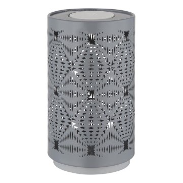 Globo - Επιτραπέζιο φωτιστικό LED RGB με επαναφορτιζόμενη μπαταρία, αφής, LED/1W/5V 500 mAh, γκρι