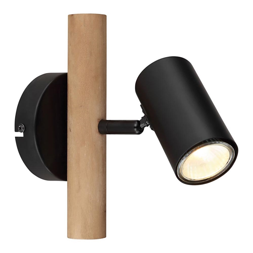 Globo - Επιτοίχιο φωτιστικό σημείου 1xGU10/5W/230V ξύλο/μέταλλο