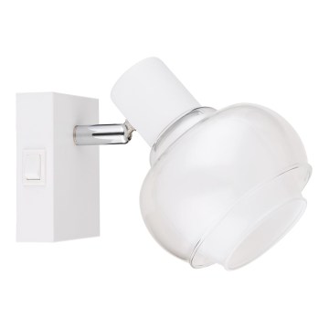 Globo - Επιτοίχιο σποτ 1xE14/40W/230V λευκό