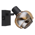 Globo - Επιτοίχιο σποτ φωτιστικό 1xE14/40W/230V μαύρο