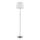 Globo - Επιδαπέδιο φωτιστικό 1xE27/40W/230V λευκό/ματ χρώμιο