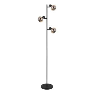 Globo - Επιδαπέδιο φωτιστικό 3xE14/40W/230V μαύρο
