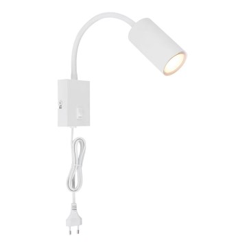 Globo - Ευέλικτο επιτοίχιο φωτιστικό 1xGU10/25W/230V λευκό