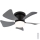 Globo - Ανεμιστήρας οροφής LED Dimmable LED/10W/230V 3000-6500K γκρι + τηλεχειριστήριο