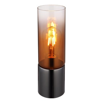 Globo - Επιτραπέζια λάμπα αφής 1xE27/25W/230V διάμετρος 9 cm μαύρο/χαλκός
