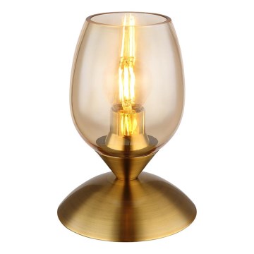 Globo - Επιτραπέζιο αφής φωτιστικό 1xE14/25W/230V ορείχαλκος