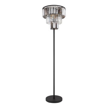 Globo - Επιδαπέδιο φωτιστικό 3xE27/40W/230V διάμετρος 40 cm μαύρο