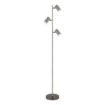 Globo - Επιδαπέδιο φωτιστικό 3xGU10/5W/230V γκρι