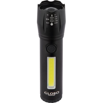 Globo - Επαναφορτιζόμενος φακός LED LED/3W/5V + COB/3W 5500K 1200 mAh