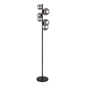 Globo - Επιδαπέδια λάμπα LED 6xG9/3,5W/230V φιμέ/μαύρο