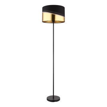 Globo - Επιδαπέδιο φωτιστικό 1xE27/60W/230V διάμετρος 35 cm μαύρο/χρυσό
