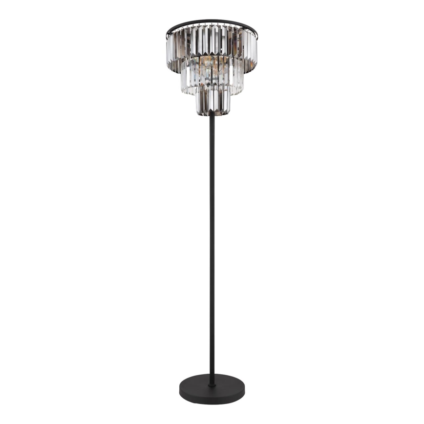 Globo - Επιδαπέδιο φωτιστικό 3xE27/40W/230V διάμετρος 40 cm μαύρο