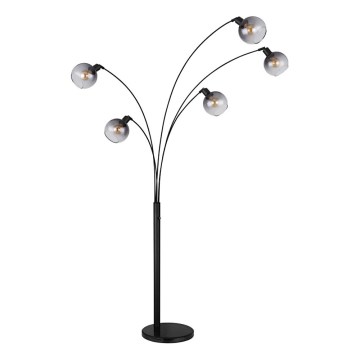 Globo - Επιδαπέδιο φωτιστικό 5xE27/40W/230V φιμέ