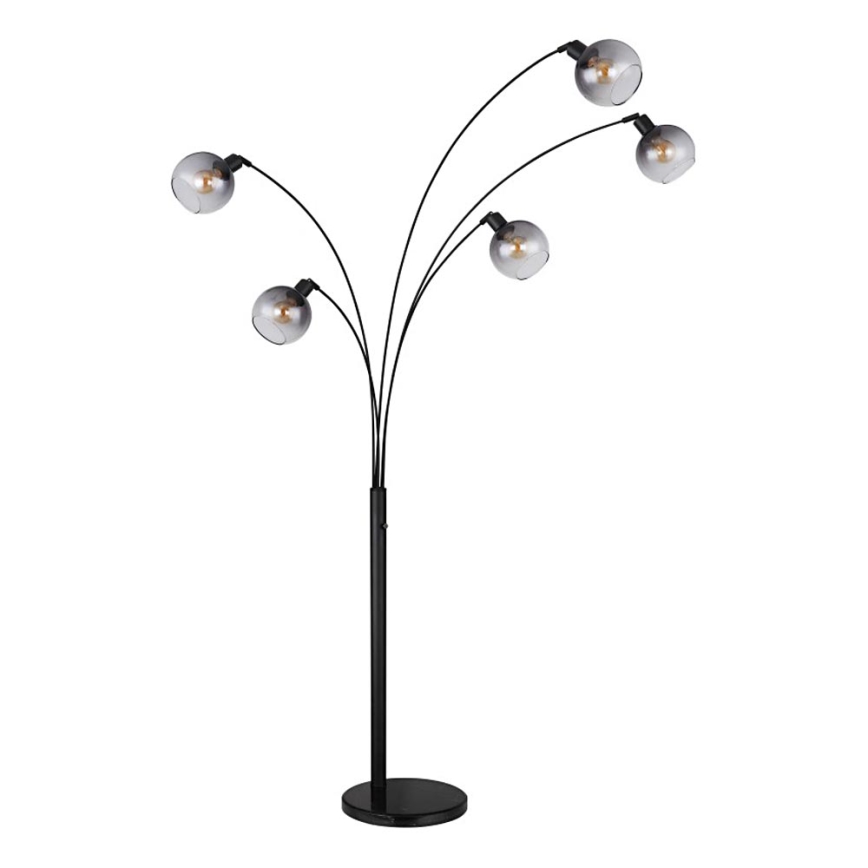 Globo - Επιδαπέδιο φωτιστικό 5xE27/40W/230V φιμέ