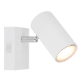Globo - Επιτοίχιο φωτιστικό spot 1xGU10/25W/230V λευκό