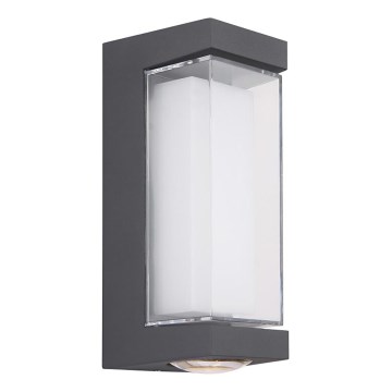 Globo - Επιτοίχιο φωτιστικό εξωτερικού χώρου LED LED/12W/230V 3000K IP54 ανθρακί
