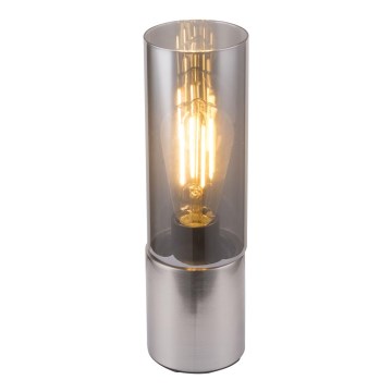 Globo - Επιτραπέζια λάμπα αφής 1xE27/25W/230V διάμετρος 9 cm ματ χρώμιο