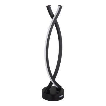 Globo - Επιτραπέζια λάμπα αφής dimming LED LED/1W/3,7V 3000K 1800 mAh USB μαύρο