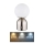 Globo - Επιτραπέζια λάμπα αφής dimming LED LED/2,5W/3,7V 2700K/4000K/6500K 1800 mAh USB ματ χρώμιο